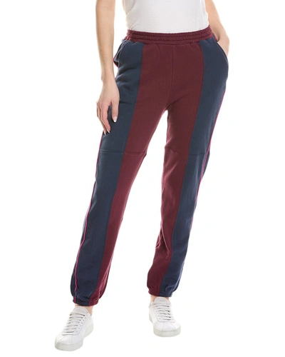 Chaser Retro Sport Yale Jogger Pant In Red