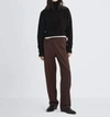 Rag & Bone Irina Slim Flared Pull-on Pants In Brown