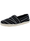 TOMS WOMENS ESPADRILLE SLIP ON LOAFERS