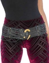 Hipstirr Lulu Lace Belt In Black In Black