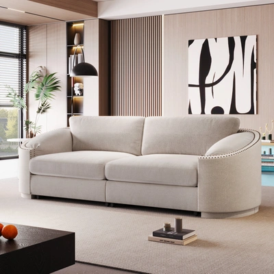 Simplie Fun Stylish Sofa In Neutral