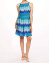 Eva Franco Chloe Dress In Sea Holly In Multi
