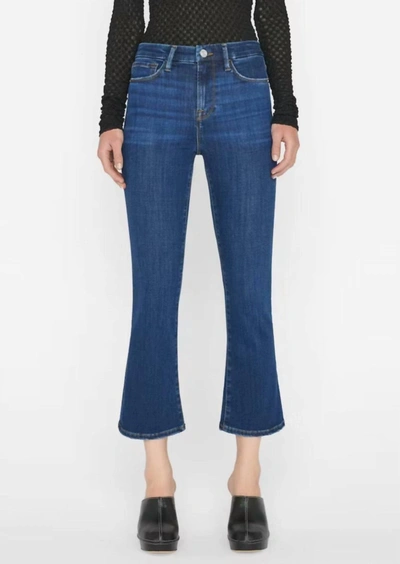 Frame Women's Le Crop Mini Boot Jeans In Majesty Blue In Multi