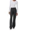 ATM ANTHONY THOMAS MELILLO PONTE STRAIGHT LEG PANT IN BLACK