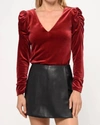 Greylin Jinny Top In Red In Red