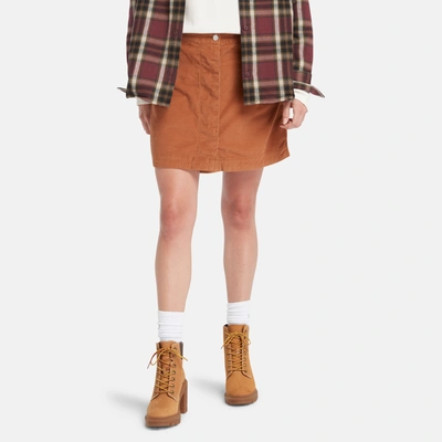 Timberland Women's Needle Corduroy Skirt In Brown