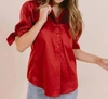 LAROQUE SULLY BLOUSE IN RED