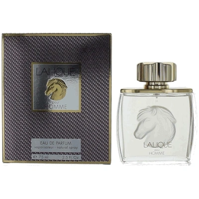 Lalique Amlalwq25ps Pour Homme Equus 2.5 oz Eau De Parfum Spray For Men In Transparent