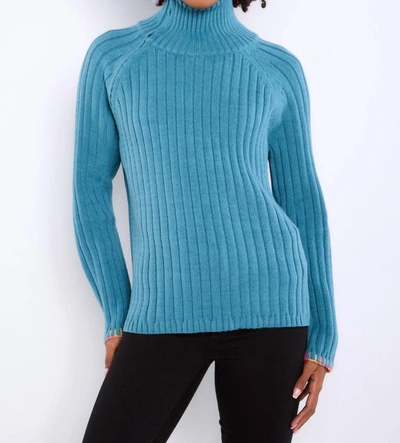 Lisa Todd Spellbound Sweater In Jasper Blue In Multi