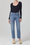 CITIZENS OF HUMANITY DAPHNE CROP HIGH RISE STOVEPIPE JEAN IN PEGASUS