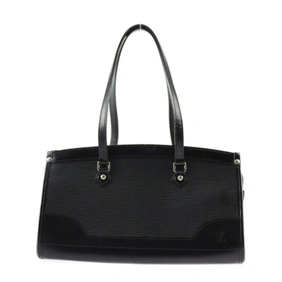 Pre-owned Louis Vuitton Madeleine Leather Shoulder Bag () In Black