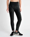Splendid Faux Suede Leggings In Black