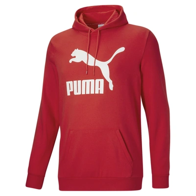 Puma Men's Classics Logo Hoodie Big & Tall In Red