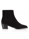 Rag & Bone Suede Axel Mid Boots In Black