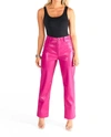 Buddylove Gomez Vegan Leather Pants In Fuchsia In Pink