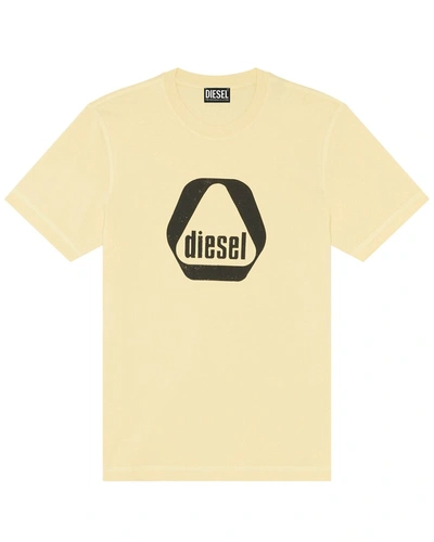 Diesel Diegor T-shirt In Yellow