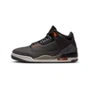 Nike Jordan Air Retro 3 Basketball Shoes In Night Stadium/total Orange/black