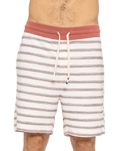 Sol Angeles Stripe Boucle Short In White