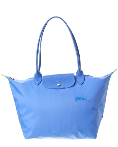 Longchamp Medium Le Pliage Tote Bag In Blue