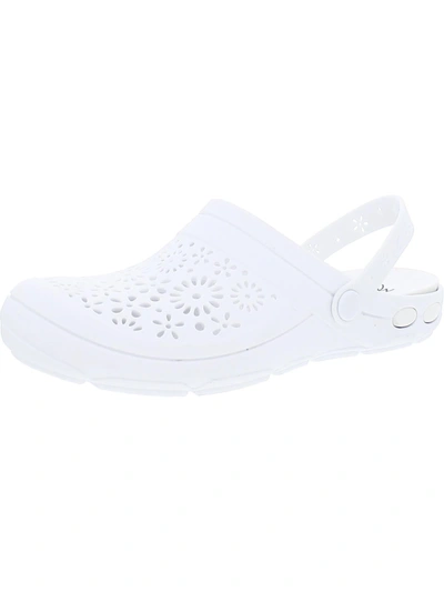 Zodiac Flora Womens Slip On Ankle Strap Slip-on Sneakers In White