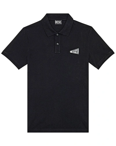 Diesel Smith Polo Shirt In Black