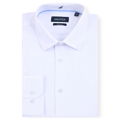 Nautica Wrinkle-resistant Dress Shirt In White