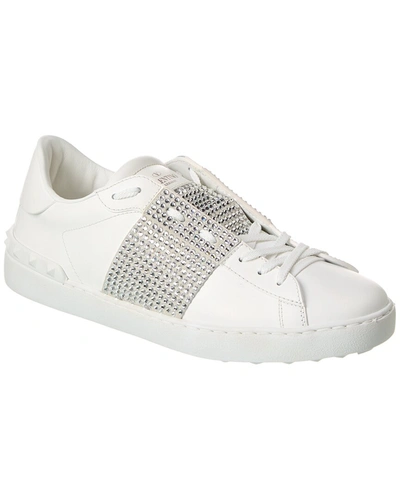 Valentino Garavani Leather Sneaker In White