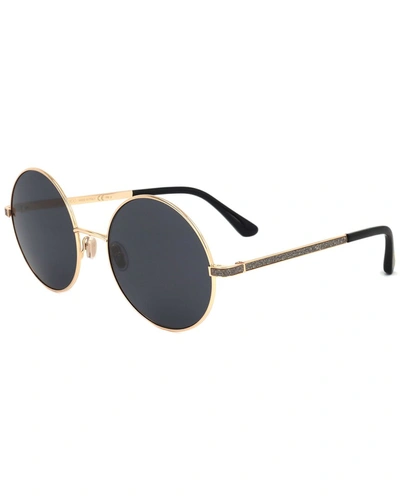 Jimmy Choo Women's Oriane 57mm Sunglasses In Gold
