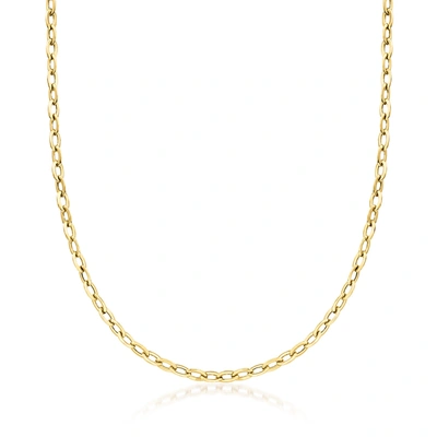 Ross-simons Italian 5mm 14kt Yellow Gold Cable-chain Necklace