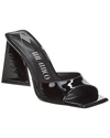 Attico Devon 85mm Patent-leather Mules In Black
