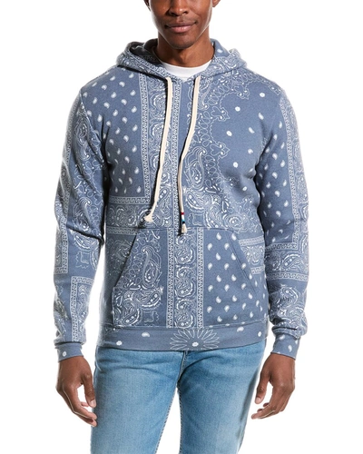 Sol Angeles Patchwork Hoodie In Blue