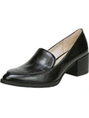 Lifestride Devyn Womens Block Heel Slip On Loafers In Black
