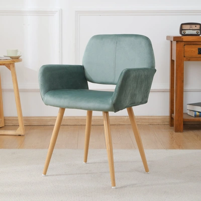 Simplie Fun Velvet Upholstered Side Dining Chair