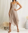 Scandal Italy Nova Jumpsuit In Taupe In Grey