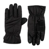 ISOTONER MEN'S INSULATED PIECED GLOVES IN BLACK