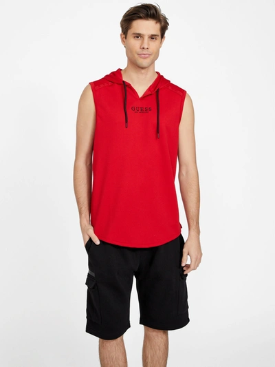 Guess Factory Stephen Active Vest In Red