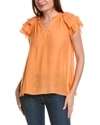 NANETTE LEPORE TIERED CAP SLEEVE TOP