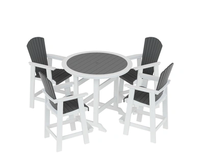Simplie Fun Hdpe Patio Bar Table Set High Top Outdoor Table And Chairs ...