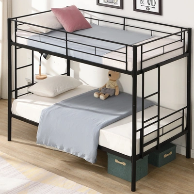 Simplie Fun Bunk Bed Twin Over Twin Size