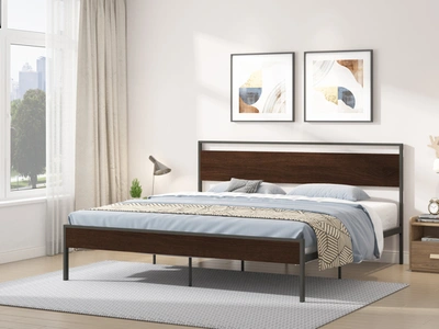 Simplie Fun Ceres Metal Bed