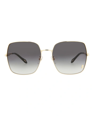 Just Cavalli Aviator-frame Metal Sunglasses In Rose Gold