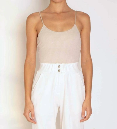 The Range No Bra Club Cropped Cami in Tanlines