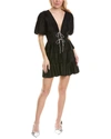 Wayf Thinking Of You Mini Dress In Black