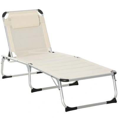 Simplie Fun Foldable Outdoor Chaise Lounge Chair