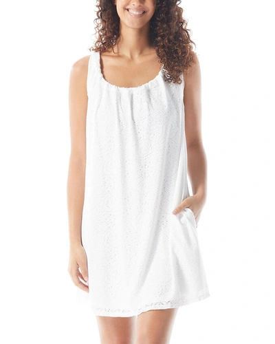 Beach House Colette Adjustable Tank Dress In White