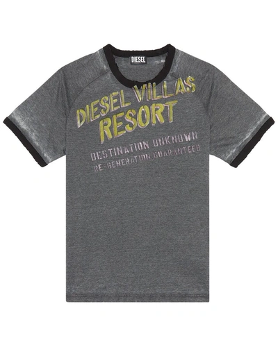 Diesel Dielan T-shirt In Grey