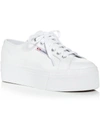 SUPERGA 2790 NAPPA WOMENS LEATHER PLATFORM CASUAL AND FASHION SNEAKERS