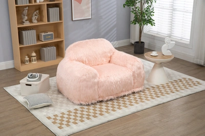 Simplie Fun Bean Bag Chair Lazy Long Hair Sofa Bean Bag Chair Adult