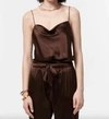 CAMI NYC AXEL BODYSUIT IN BROWN