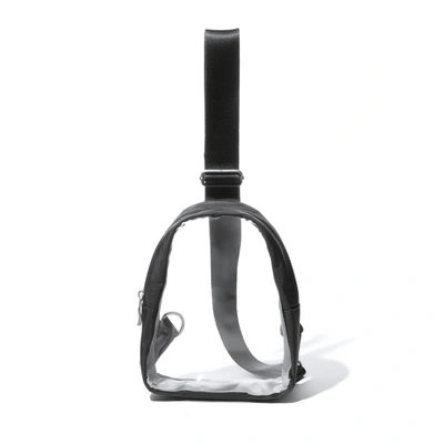 Baggallini Clear Stadium Mini Sling In Black